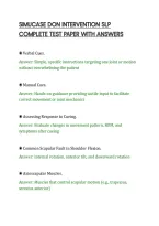 SIMUCASE DON INTERVENTION SLP&NewLine;COMPLETE TEST PAPER WITH ANSWER