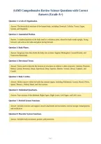 AAMI Comprehensive Review Science Questions with Correct&NewLine;Answers &lpar;Grade A&plus;&rpar;