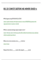 BIOL 235 COMPLETE QUESTIONS AND ANSWERS GRADED A&plus;&NewLine;