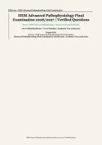 HESI Advanced Pathophysiology Final Exam 2026&sol;2027 &vert; 100 Verified Questions & Answers &vert; Elsevier HESI Nursing Prep &vert; 7 Core Domains &vert; Instant Download