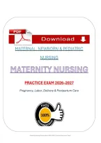 Maternity Nursing Practice Exam &lpar;PDF&rpar; &vert; &lpar;2026&rpar; Maternity Questions &vert; Pregnancy Care