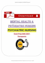 Psychiatric Nursing Exam Prep &lpar;PDF&rpar; &vert; &lpar;2026&rpar; Therapeutic Questions &vert; Mental Health