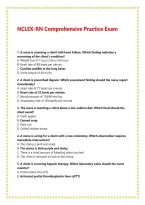 NCLEX-RN Comprehensive Practice Exam