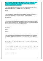 ATI CAPSTONE FUNDAMENTALS EXAM &lpar;LATEST EXAM 2025&rpar; &vert; ALL QUESTIONS AND CORRECT ANSWERS WITH EXPLANATIONS &vert; GRADED A&plus; &vert; VERIFIED ANSWERS&NewLine;