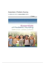 TEST BANK FOR Essentials of Pediatric Nursing Fifth&comma; North American Edition by TERRI KYLE&comma; SUSAN CARMAN &lpar;Author&rpar; ISBN&colon; 9781975236168 COMPLETE GUIDE 100 &percnt; VERIFIED A&plus; GRADE ASSURED &excl;&excl;&excl; LATEST UPDATE &excl;&excl;&excl;&excl;