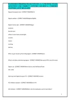 RASMUSSEN PHARMACOLOGY EXAM 1&comma; 2&comma; 3 AND FINAL EXAM &vert; QUESTIONS AND CORRECT ANSWERS &vert; GRADED A&plus; &vert; VERIFIED ANSWERS &vert; JUST RELEASED&NewLine;