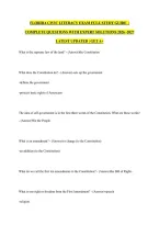FLORIDA CIVIC LITERACY EXAM FCLE STUDY GUIDE  &vert;  COMPLETE QUESTIONS WITH EXPERT SOLUTIONS 2026 -2027 LATEST UPDATED &vert; GET A&plus;