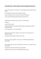 NUR 3805 EXAM 2 STUDY GUIDE & PRACTICE QUESTIONS 2026&sol;2027