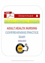 Adult Health Nursing Practice Exam &lpar;PDF&rpar; &vert; &lpar;2026&rpar; Adult Nursing &vert; Comprehensive Review