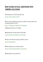 BKAT EXAMS ACTUAL QUESTIONS WITH&NewLine;VERIFIED SOLUTIONS&NewLine;