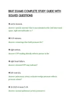 BKAT EXAMS COMPLETE STUDY GUIDE WITH&NewLine;SOLVED QUESTIONS&NewLine;