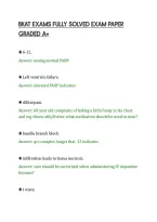 BKAT EXAMS FULLY SOLVED EXAM PAPER&NewLine;GRADED A&plus;