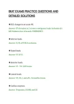 BKAT EXAMS PRACTICE QUESTIONS AND&NewLine;DETAILED SOLUTIONS