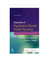 Varcarolis&colon; Essentials of Psychiatric Mental Health Nursing&colon; A Communication Approach to Evidence-Based Care&comma; 4th Edition&NewLine;