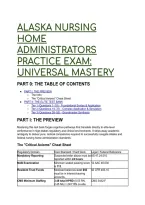 2026&sol;2027 Alaska Nursing Home Administrator &lpar;NHA&rpar; Practice Exam & Study Guide &vert; Verified Scenarios&comma; State Statutes &lpar;AS 08&period;70 &sol; 12 AAC 46&rpar; & Federal CMS &sol; NAB Licensure Prep