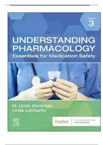 Test Bank for Understanding Pharmacology Essentials for Medication Safety&comma; 3rd Edition by M&period; Linda Workman & LaCharity isbn-9780323793506 All Chapters Complete Guide Graded A&plus;&NewLine;