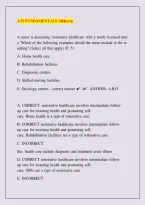 ATI Fundamentals Midterm 2026&sol;2027 &vert; Nursing Exam Prep & Study Guide