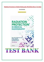 Radiation Protection in Medical Radiography 8th Edition by Sherer Test Bank