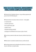 WGU&lowbar;C214&lowbar;OA&lowbar;FINANCIAL&lowbar;MANAGEMENT&lowbar;FINAL&lowbar;PAPER&lowbar;2026&lowbar;COMPLETE&lowbar;QUESTIONS&period;pdf