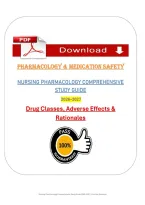 Nursing Pharmacology Study Guide &lpar;PDF&rpar; &vert; &lpar;2026&rpar; Drug Classes &vert; Medication Safety