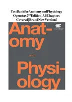 Test Bank Complete&lowbar;&lowbar; Anatomy And Physiology 2e By OpenStax&comma; 2025 By OpenStax &lpar;Official Print Version&rpar; All Chapter 1-28&vert; 6 Units&vert; Latest Version&vert; Verified Answers&vert; Rated A&plus;&NewLine;