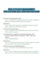 WGU&lowbar;C170&lowbar;DATA&lowbar;MANAGEMENT&lowbar;APPLICATIONS&lowbar;GSA1&lowbar;PRACTICE&lowbar;EXAMINATION&period;pdf