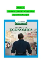 Test Bank for Essentials of Economics 9th Edition by N&period; Gregory Mankiw &vert; All Chapters 1-24 &vert; Complete Exam Questions & Answers