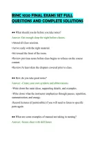 BSNC 1020 FINAL EXAMS SET FULL&NewLine;QUESTIONS AND COMPLETE SOLUTIONS