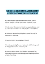 WGU&lowbar;C168&lowbar;OBJECTIVE&lowbar;ASSESSMENT&lowbar;CERTIFICATION&lowbar;EVALUATION&lowbar;TEST&lowbar;2026&period;pdf