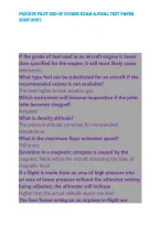 Private Pilot End of Course Exam A&period;Final Test Paper 20262027&period;&NewLine;