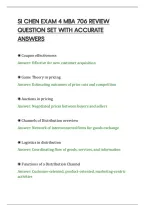 SI CHEN EXAM 4 MBA 706 SCRIPT&NewLine;COMPLETE ANSWERS GRADED A&plus;&NewLine;