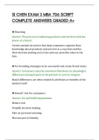SI CHEN EXAM 3 MBA 706 SCRIPT&NewLine;COMPLETE ANSWERS GRADED A&plus;