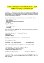 GA ALC Administrator Exam with all Correct & 100&percnt; Verified Answers &vert;Guaranteed to Pass