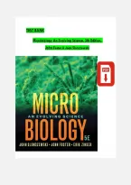 TEST BANK&colon; Microbiology An Evolving Science&comma; 5th &NewLine;Edition