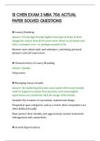 SI CHEN EXAM 3 MBA 706 ACTUAL&NewLine;PAPER SOLVED QUESTIONS