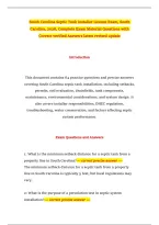 South Carolina Septic Tank Installer License Exam&comma; South Carolina&comma; 2026&comma; Complete Exam Material Questions with Correct verified Answers latest revised update