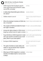 OSHA 30 Study Guide &sol; Certification Review Exam Prep &sol; Score 100&percnt; &sol; 2025 Update