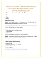 FARRIER CERTIFICATION EXAM &lpar;AMERICAN FARRIER&rsquo;S ASSOCIATION&rpar; EXAM QUESTIONS AND CORRECT ANSWERS WITH RATIONALES&period;pdf
