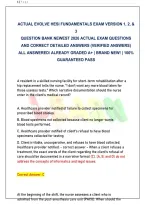  Score A&plus; on HESI Nursing Foundations&colon; Full V1-V3 Question Bundle with Expert-Graded Rationales&NewLine;