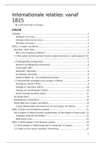 Collegeaantekeningen Internationale Relaties &vert; 1815-1945 &vert; KU Leuven &vert; 2026&sol;27 