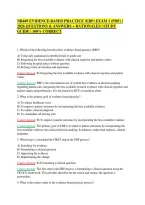 NR449 Evidence-Based Practice &lpar;EBP&rpar; Exam 1 &lpar;PDF&rpar; &vert; 2026 Questions & Answers &plus; Rationales &vert; Study Guide
