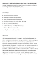 C BSPD FINAL EXAM COMPREHENSIVE EXAM &ndash; QUESTIONS AND ANSWERS &vert;&NewLine;VERIFIED AND WELL DETAILED ANSWERS &vert; PLUS RATIONALES &vert; DOWNLOAD&NewLine;AND PASS &vert; LATEST EXAM UPDATE 2026&sol;2027