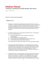 Investments 13th Edition Solution Manual &ndash; Bodie&comma; Kane & Marcus &vert; All Chapters