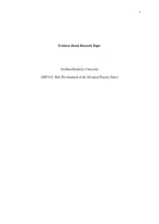 MSN 612 Module 5 - Evidence-Based Research Paper &vert; Updated&comma; 2026&sol;2027 &vert; Northern Kentucky University
