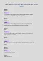 MCS&ast;1000 Final Exam &vert; UPDATED Questions with 100&percnt; Verified&NewLine;Answers&NewLine;