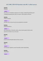 BUNDLE FOR MCS 1000 EXAMS with  UPDATED Questions and 100&percnt; Verified Answers