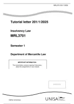 TUTORIAL LETTER