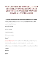 WGU C955 EXAM Bundle &vert; Update Questions with complete and Verified solutions&period;