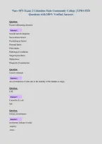 Nurs 1871 Exam 2 Columbus State Community College &vert; UPDATED&NewLine;Questions with 100&percnt; Verified Answers