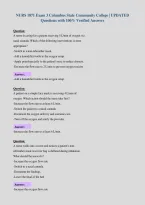 NURS 1871 Exam 3 Columbus State Community College &vert; UPDATED&NewLine;Questions with 100&percnt; Verified Answers